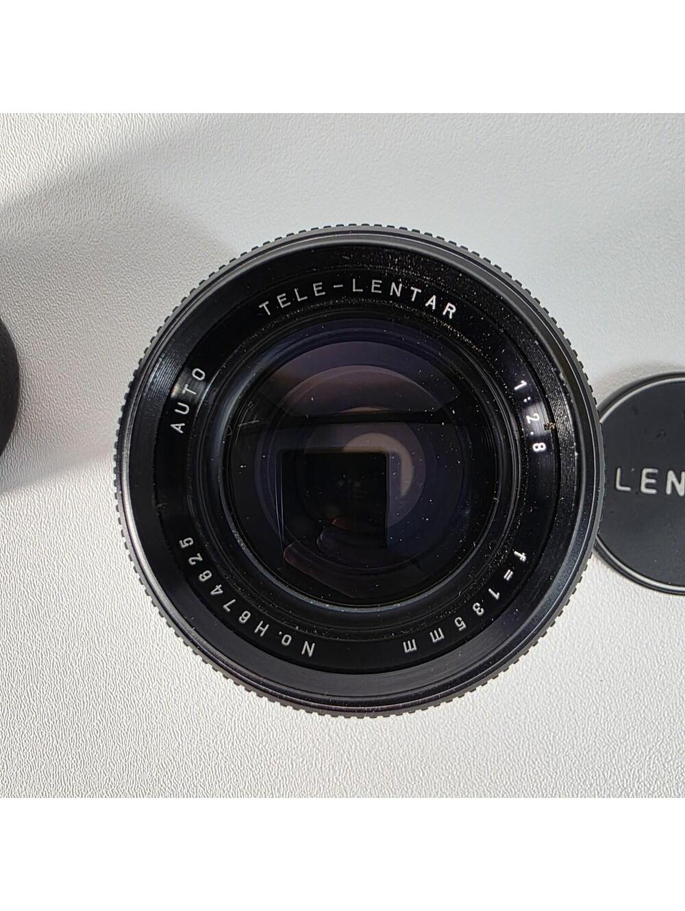 Tele Lentar 135mm f2.8 Manual Focus Telephoto Prime Lens M 42 Screw Mount w/Case